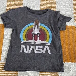 NASA tshirt charcoal grey size toddler 3T
